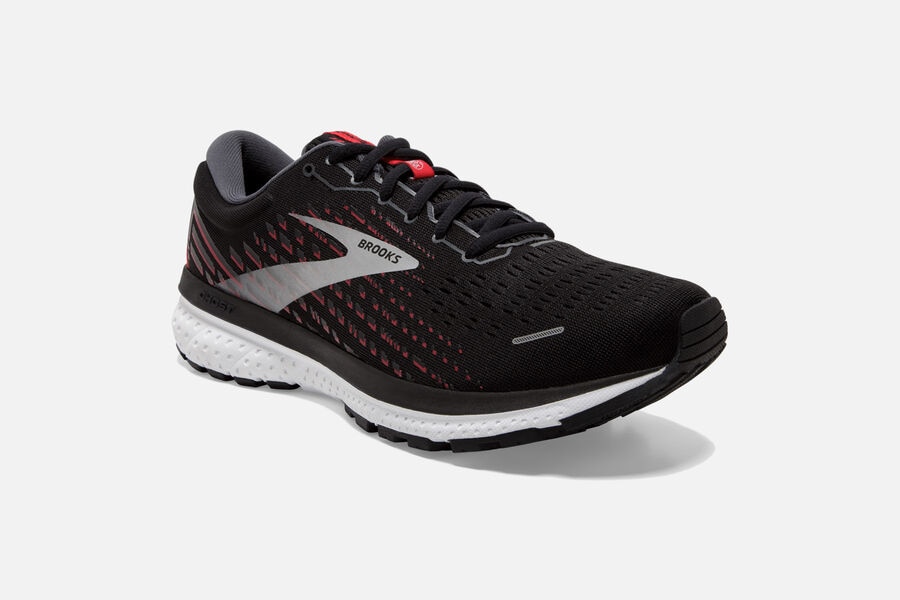 Brooks Running Shoes Mens Black/Grey - Ghost 13 Road - 0894-UTWAL